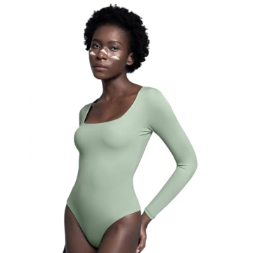 PUMIEY Long Sleeve Bodysuits for Women - Stylish Comfort
