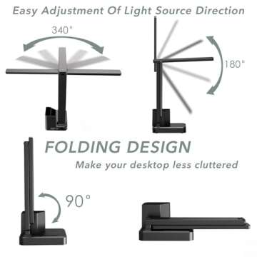 Cozoo LED Desk Lamp with USB Charging for Home Office