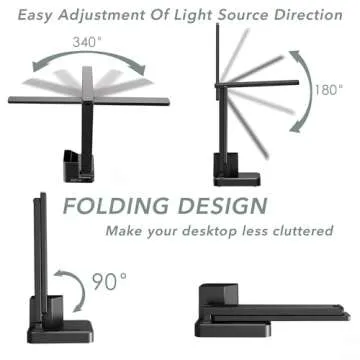 Cozoo LED Desk Lamp with USB Charging for Home Office