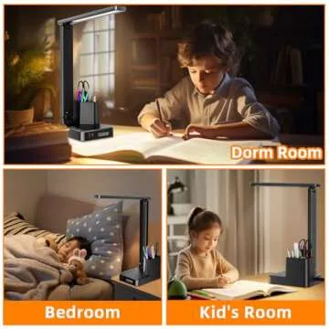 Cozoo LED Desk Lamp with USB Charging for Home Office