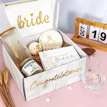 Bride To Be Gifts Box, Bridal Shower Bachelorette, Engagement Wedding Gift For Women, Her, Fiancee, ...
