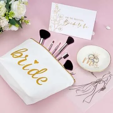 Bride To Be Gifts Box, Bridal Shower Bachelorette, Engagement Wedding Gift For Women, Her, Fiancee, Future Mrs, Newly Just Engaged Basket Ideas for Bachelor Party