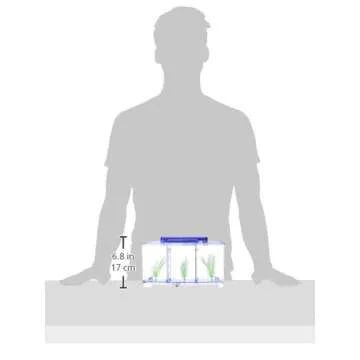 Penn-Plax Deluxe Triple Betta Aquarium for 3 Bettas