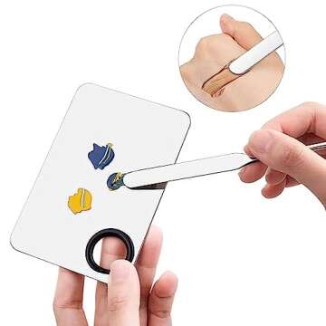 Iweoffhw Foundation Spatula for DIY Makeup Mixing