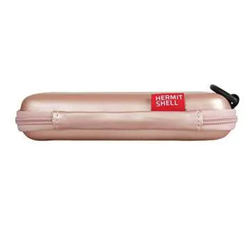 Hermitshell Hard Travel Case fits EnergyCell/POWERADD Pilot 4GS 12000mAh 8-Pin Input Portable Charger (Rose Gold)
