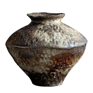 Handmade Rustic Ceramic Vase Vintage Farmhouse Decor