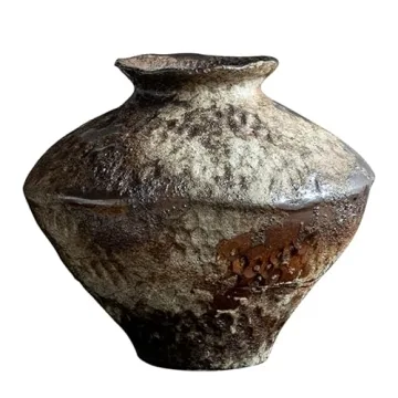 Handmade Rustic Ceramic Vase Vintage Farmhouse Decor