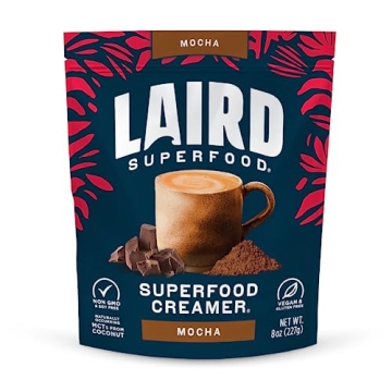Laird Superfood Mocha Non-Dairy Coffee Creamer - 8 oz