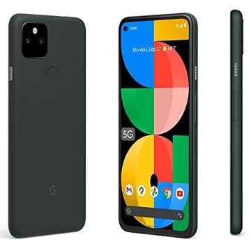 Google Pixel 5a 5G - Unlocked & Renewed 128GB Premium Phone