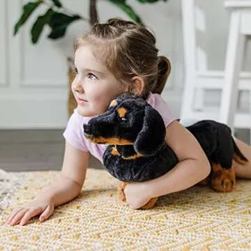 Melissa & Doug Giant Dachshund - Lifelike Stuffed Animal