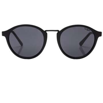 Le Specs Paradox Sunglasses Matte Black/Smoke Mono