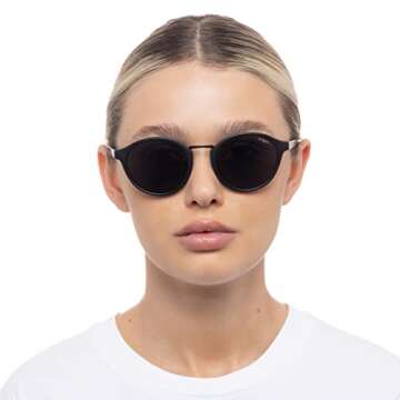 Le Specs Paradox Sunglasses Matte Black/Smoke Mono