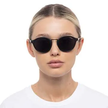 Le Specs Paradox Sunglasses Matte Black/Smoke Mono