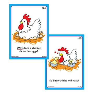 Super Duper Publications | Ask and Answer® Why Questions Fun Deck | Communication and Language Processing Skills Flash Cards | Educational Learning Materials for Children
