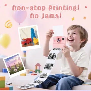 Kids Instant Print Camera for Creative Fun 3-14 Years