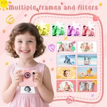 Kids Instant Print Camera for Creative Fun 3-14 Years