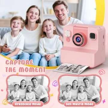 Kids Instant Print Camera for Creative Fun 3-14 Years