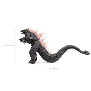 Jada Toys Godzilla X Kong: Heat-Ray Breath Godzilla Remote Control Figure