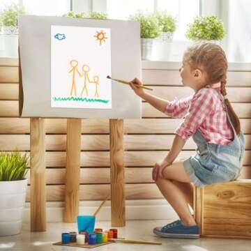 120 Sheets Watercolor Paper 8.5 x 11, 140 lb/300 GSM Cold Press Watercolor Paper Bulk White Water Color Paper for Kids Child Students Adults Artists Drawing