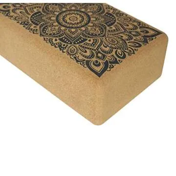 YOGA DESIGN LAB | The Cork Block | Eco Friendly Luxury | Superior Grip and Strength | Natural