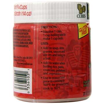 Herbox Bouillon Cubes Beef 25 cubes, 3.2500-ounces (Pack of6)