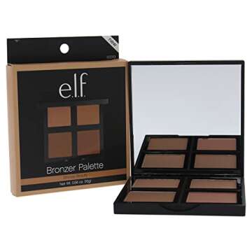 e.l.f. Bronzer Palette - Vegan Contour & Highlighting Makeup