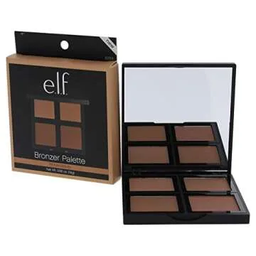 e.l.f. Bronzer Palette - Vegan Contour & Highlighting Makeup