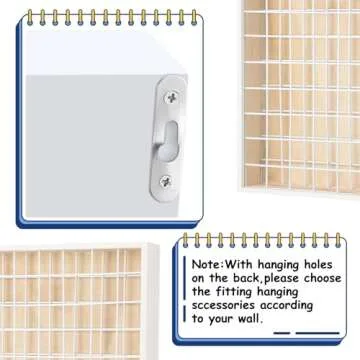 Gisafai Wooden Paint Organizer - Wall Mounted Storage Rack