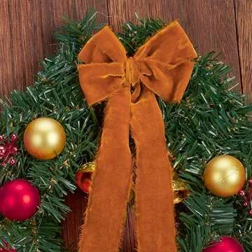 Keypan Orange Velvet Ribbon for Elegant Gift Wrapping