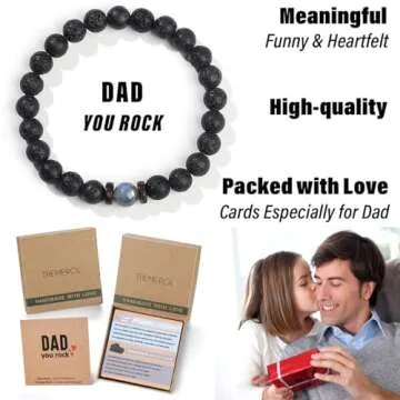 Unique Father's Day Beaded Bracelet for Dads Who Have Everything