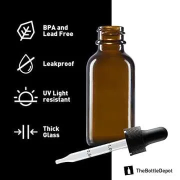 Durable 24 Pack Glass Bottles with Droppers - UV Protection