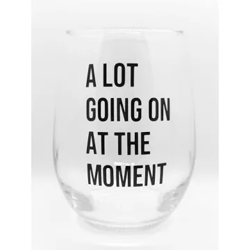 Handcrafted A Lot Going On At The Moment 21oz Glass Tumbler