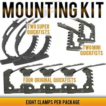 END OF ROAD 8 Piece Quick Fist Clamp Mounting Kit