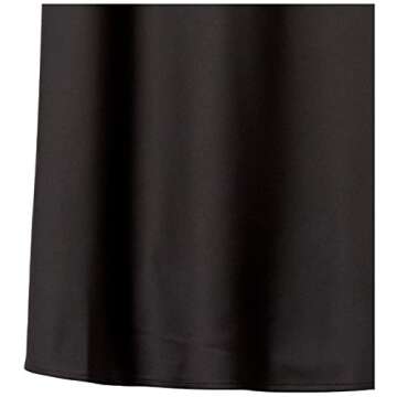 The Drop Women's Maya Silky Slip Skirt Skirt, Black, L