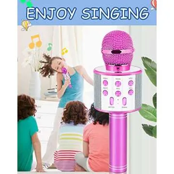 Dodosky Karaoke Microphone for Kids Age 4-12 - Fun Gift
