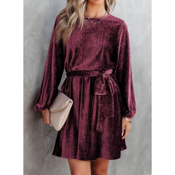 Elegant Happy Sailed Velvet Cocktail Dress for Women