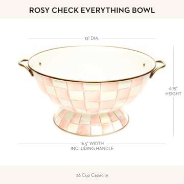 MacKenzie-Childs Enamel Serving Bowl for Entertaining