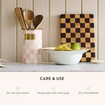 MacKenzie-Childs Enamel Serving Bowl for Entertaining