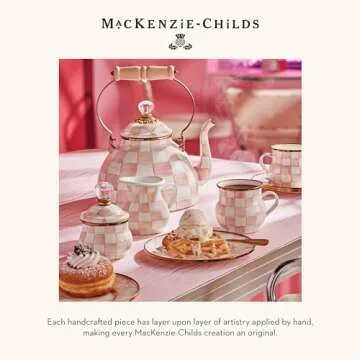 MacKenzie-Childs Enamel Serving Bowl for Entertaining