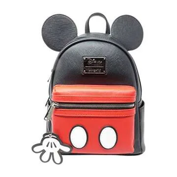 Loungefly x Mickey Suit Mini Saffiano Faux Leather Backpack