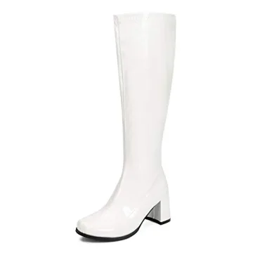 LIURUIJIA Women's Knee High Gogo Boots for Events