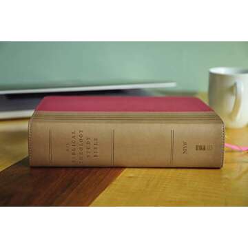 NIV, Biblical Theology Study Bible, Leathersoft, Pink/Brown, Comfort Print: Follow God’s Redemptive Plan as It Unfolds throughout Scripture