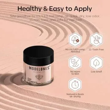 Modelones Dip Powder Nail Kit - 20 Colors for Nail Art