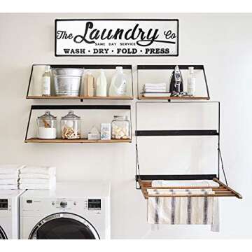 Vintage Laundry Room Sign for Chic Decor