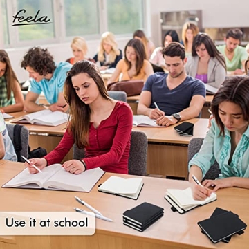 Feela 3 Pack Pocket Notebooks with Pens Compact Durable Stylish
