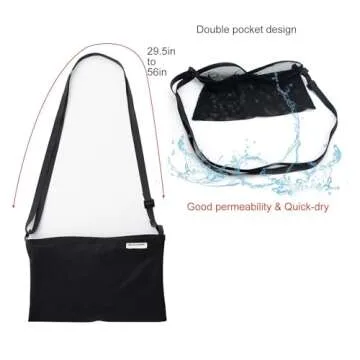 SUCONBE Mastectomy Drain Holder with Shower Bag for Recovery