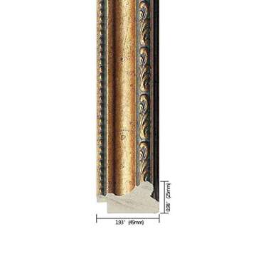 YUNDINGJI Antique gold photo frames 2-Pack 5x7-HD Glass Black Velvet Back Panel for Family,Wedding,Festival,Art,Wall,Tabletop,Decoration and Display