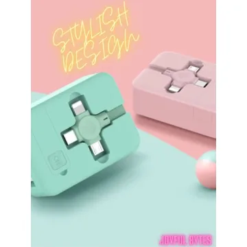 Joyful Bytes 3-in-1 Retractable Fast Charge Cable with Stand