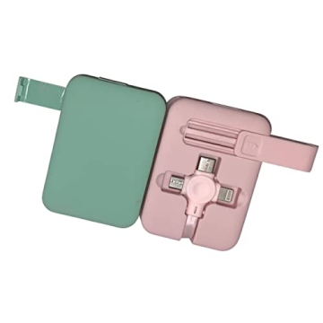 Joyful Bytes 3-in-1 Retractable Fast Charge Cable with Stand