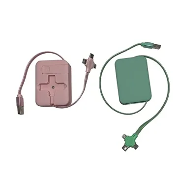 Joyful Bytes 3-in-1 Retractable Fast Charge Cable with Stand